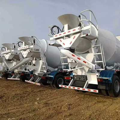 trucks and mixer trucks, 360 horsepower, HW76 – Betonqarışdıran maşınlar