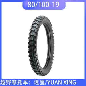 Yuanxing/YUAN XING 80/100-19 off-road motosiklet şini, 19inch