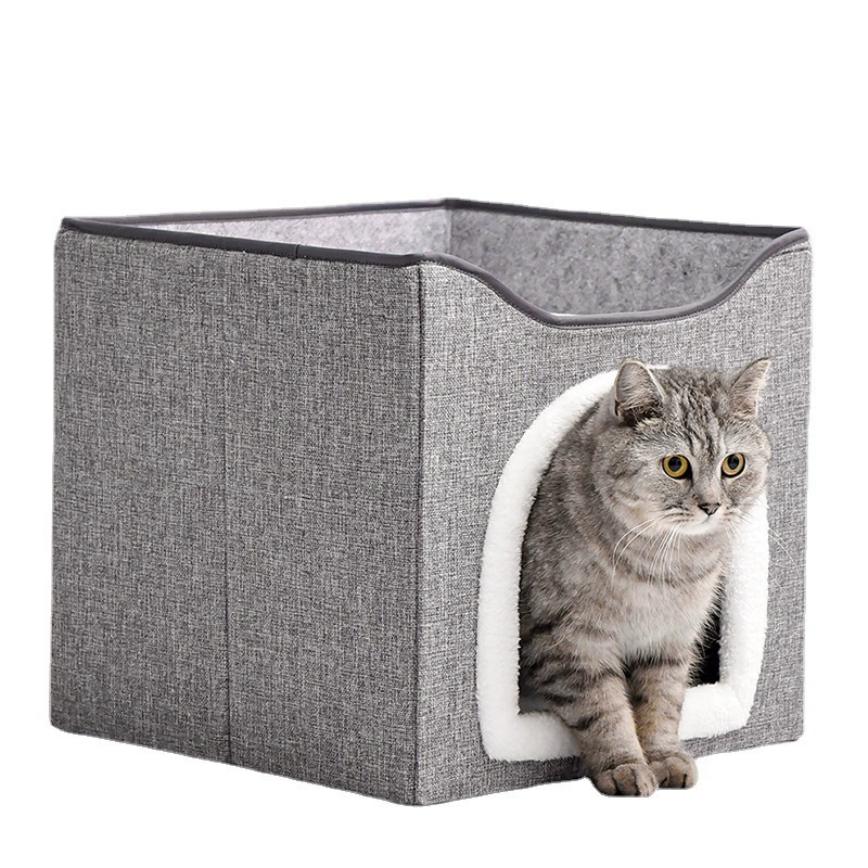 Square double-layer universal detachable house four seasons, pet