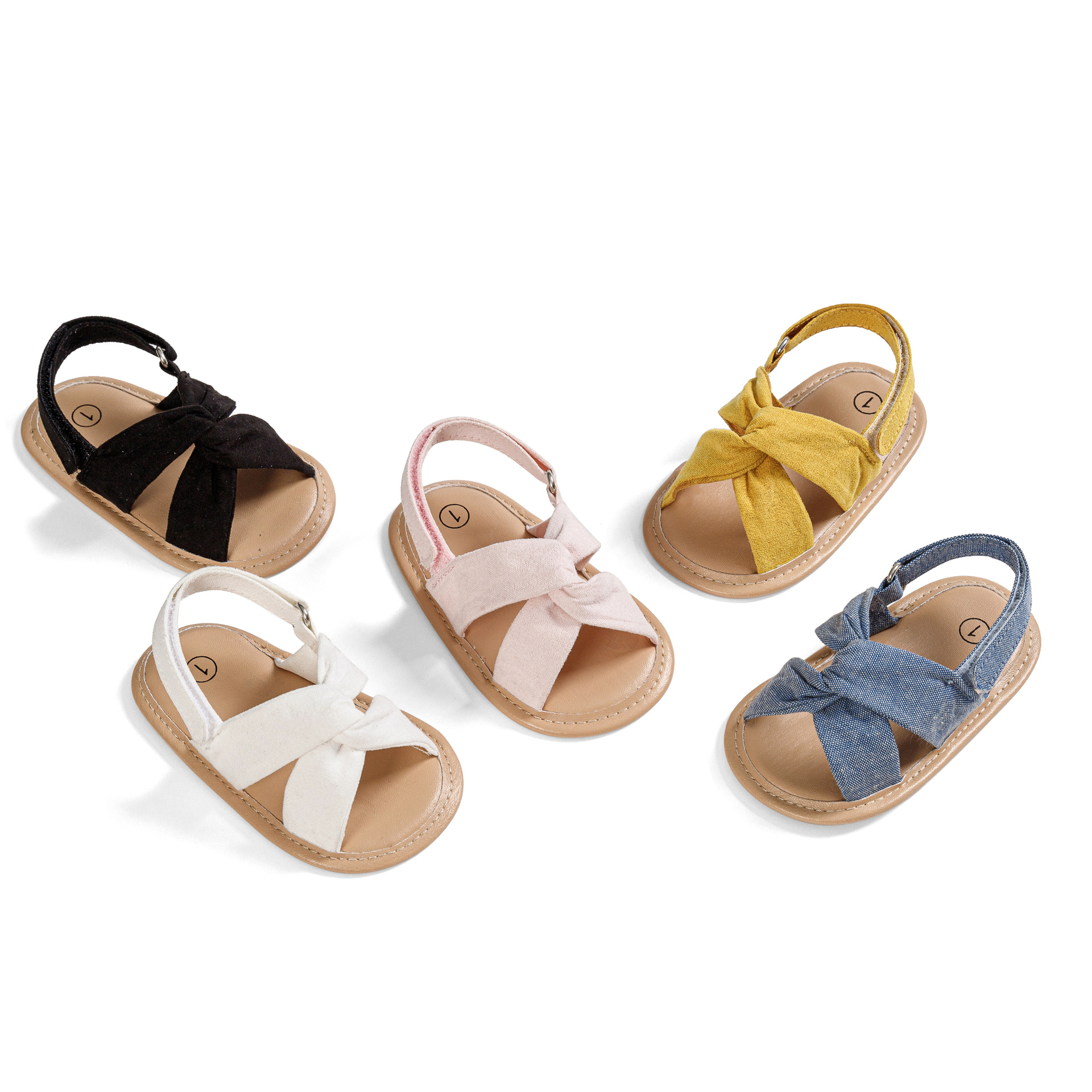 Sandales croisées printemps et été, chaussures de marche d'apprentissage pour bébé, chaussures pour bébé L301_voghion.com