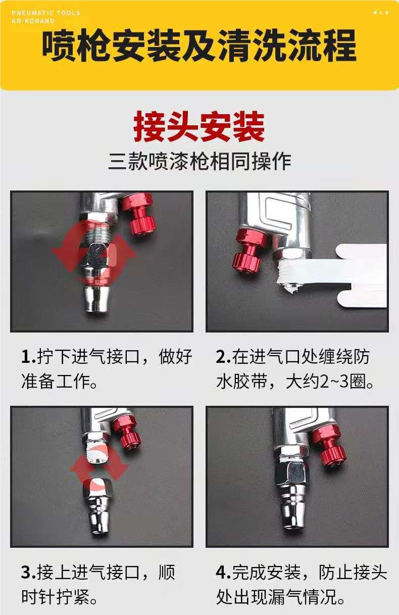 Taiwan Lacquer Doctor W-71/W77 Dual-nozzle Paint Spray Gun High Atomization for Furniture, Woodwork, and Automotive Painting