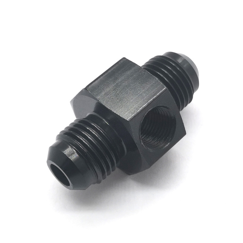 Piezas de automóvil Enfriador de aceite de aleación de aluminio Convertidor de tubo de aceite Conector de alambre Conector de alambre AN3-AN12 a rosca 1/8NPT