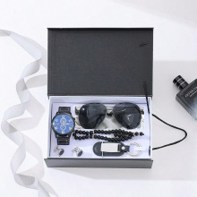 跨境男士商务礼品套装感恩节送男友墨镜手表礼盒情人节伴手礼物