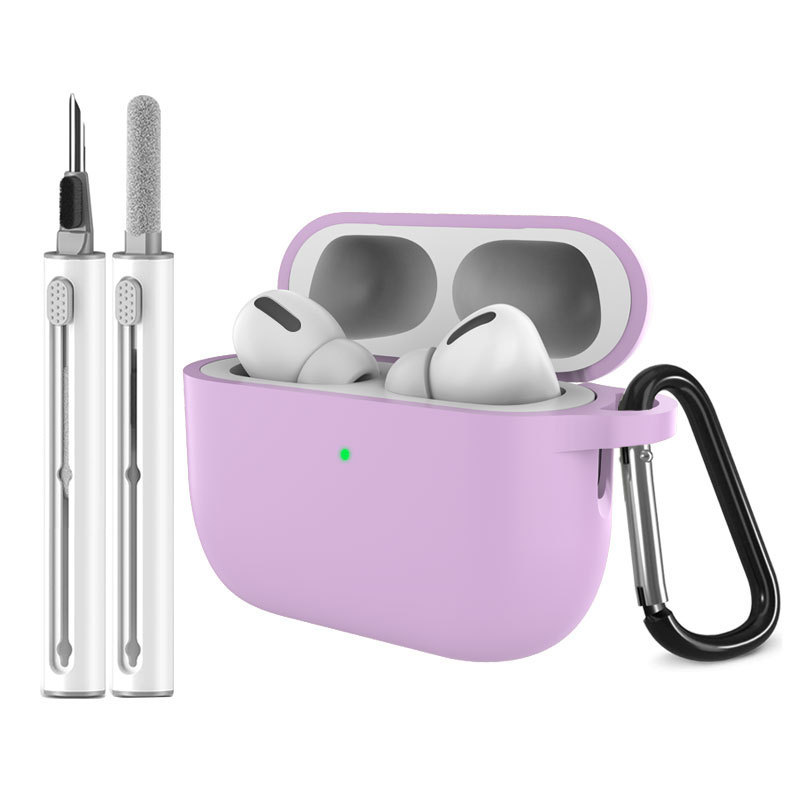 适用Airpodspro3保护套苹果耳机保护壳硅胶纯色airpods保护壳批发|undefined