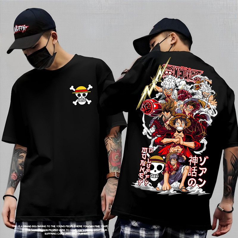 Luffy Gear5's Problem T-Shirt Unisex One Piece T-Shirt Breathable Y2K