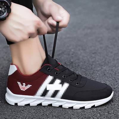 外贸男鞋批发春夏季新款帆布鞋潮流男士休闲鞋防滑透气低帮运动鞋|ru