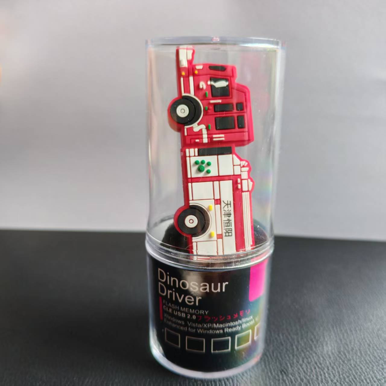 Memoria Flash USB con Diseño de Bomberos de PVC, Portátil, para Almacenamiento de Datos y Regalos