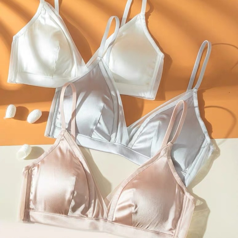 Venta directa de fábrica comercio electrónico transfronterizo Sudeste de Asia Vietnam Tailandia damas sin costuras sujetador de recogida lateral cómodo