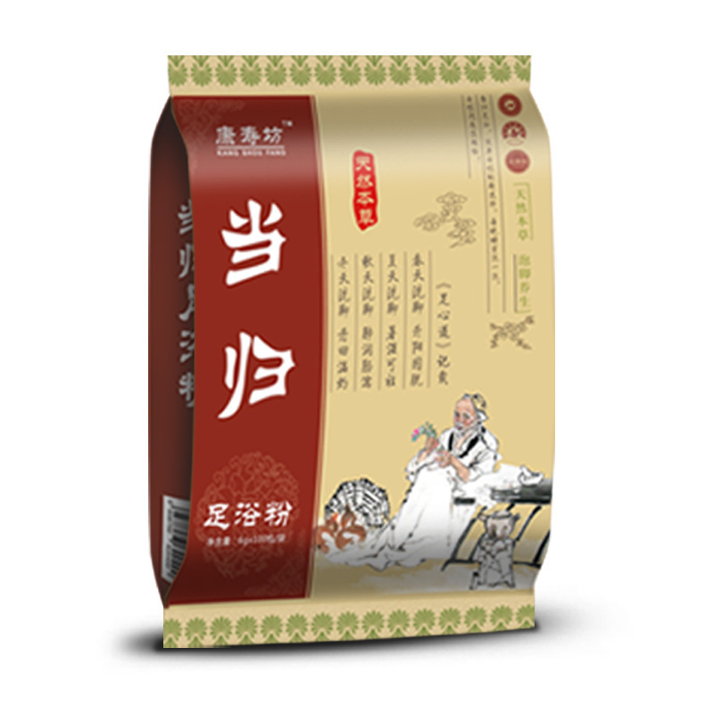 600 grams of Motherwort foot bath powder in a package of kraft paper bag, no stock out, 20,000 packages per day. Foot bath with Motherwort 