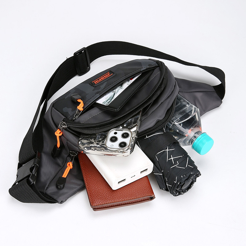 Bolsa de cinturón deportivo para hombres al aire libre cinturón multifuncional impermeable desgaste cajero de gran capacidad negocio móvil mujer bolsillo