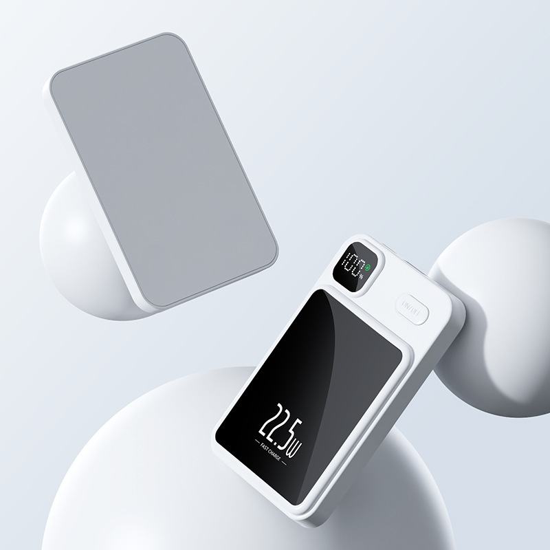 国境を越えた高速充電磁気ワイヤレス充電大容量 10,000 20,000 mAh パワーバンクミニ超小型ポータブル電源|undefined
