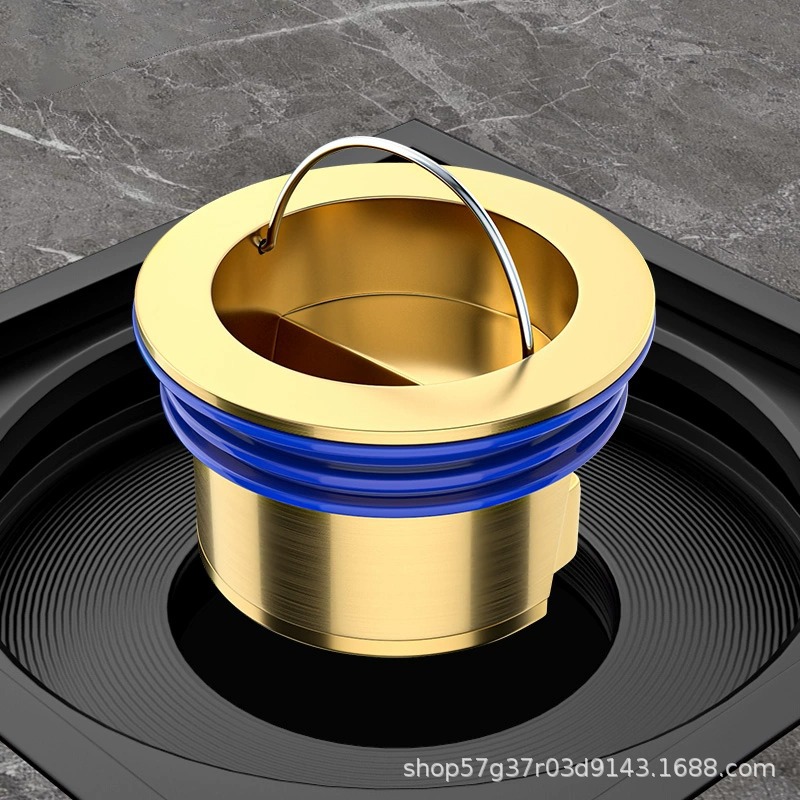卫生间下水道精铜材质地漏芯高效排水防臭防虫全铜地漏芯防臭全铜