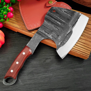 Factory Direct Stainless Steel Forged Commercial Butcher Chop Big Bone Axe Knife Household Thickened Kitchen Chop Bone Knife