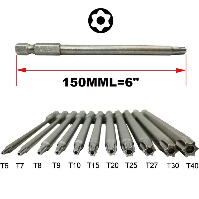 11本/8本セット 梅の花ビットセット S2素材 100mm150mm200mm ロングクロスボーダー Amazon|undefined