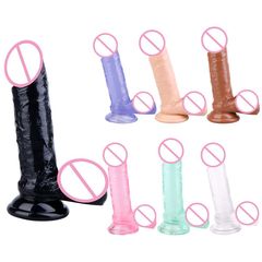 A179七彩美兵仿真陽具4cm粗20cm長大蛋可穿戴陽具情趣用品