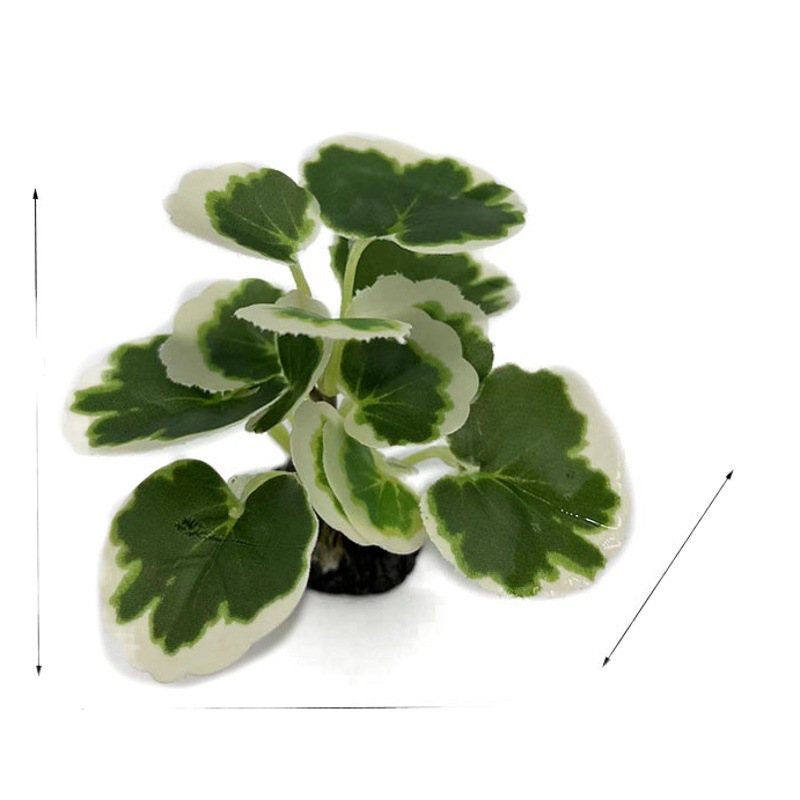 Escenografía de pecera Decoración Simulación de plástico Punto de plantas acuáticas Micro paisaje Escenario de césped falso Paisaje de plantas verdes de algas marinas