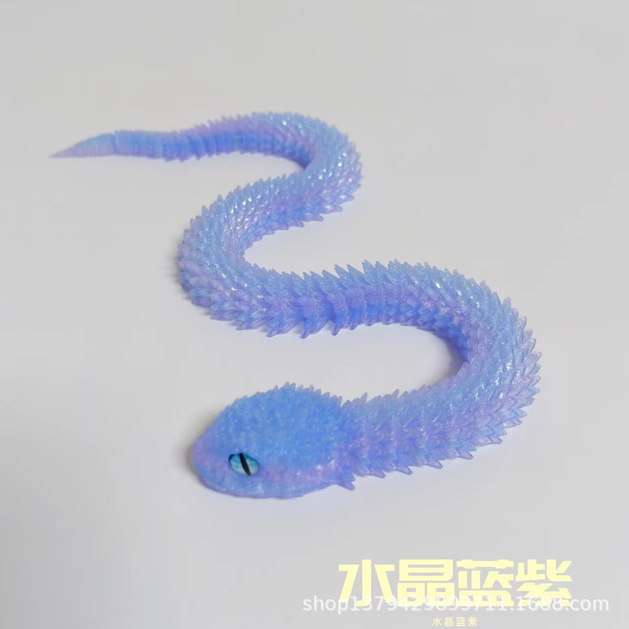 Modelo de Serpiente Impreso en 3D de PLA Articulado para Regalo y Decoración image 14