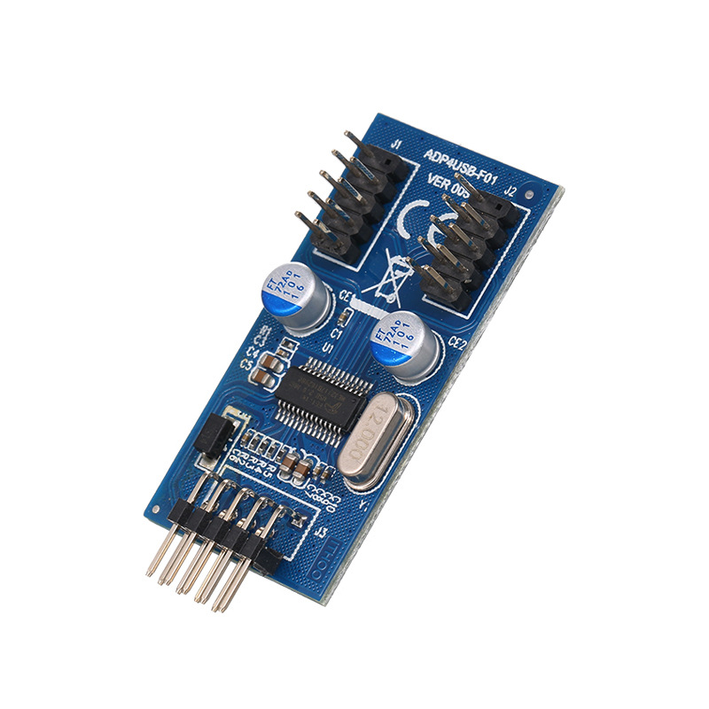 ����USB����һ�ֶ��Ű�USBһ�ֶ�USB2.0 9PINת˫9��ӿ�1��2