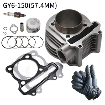 GY 6 150CC motosiklet silindr aksesuarları GY 6 150 157QMJ üçün