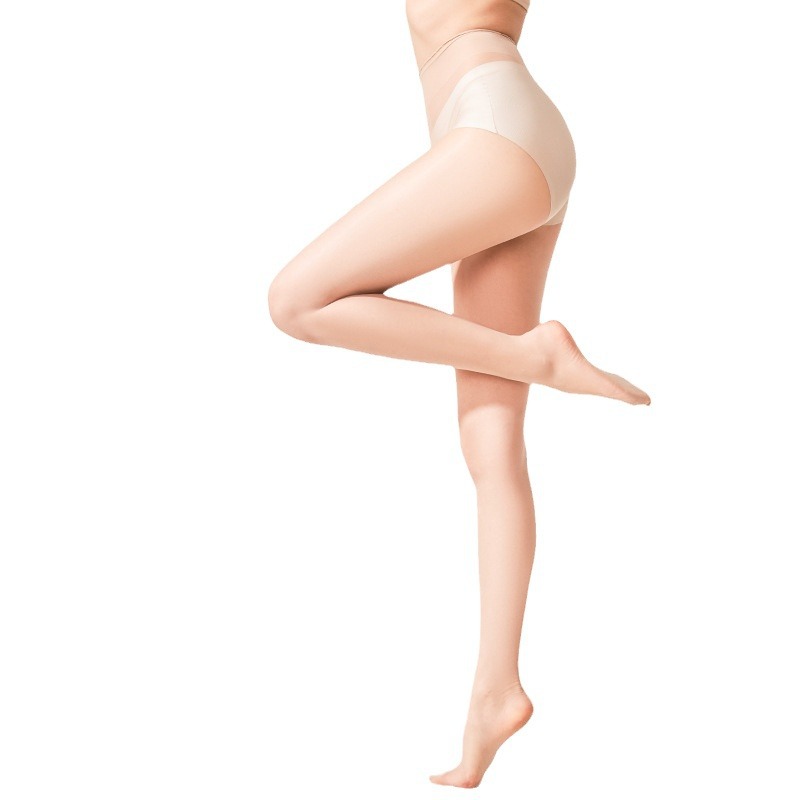 Medias de primavera y verano delgadas para mujer, anti-gancho, seda, protector solar, calcetines de piña sin costuras, calcetines de piel correctores 0d ultrafinos