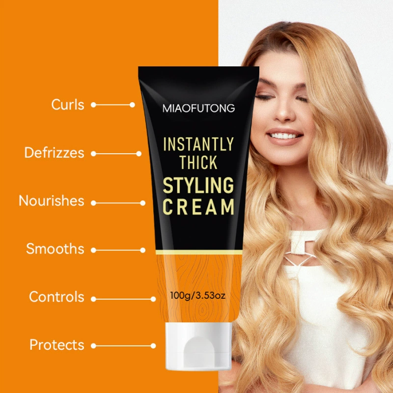 Крем для увеличения объема волос, восстановление сухих вьющихся волос, контроль жирности, увлажняющий, глубокий уход, натуральный пушистый шампунь