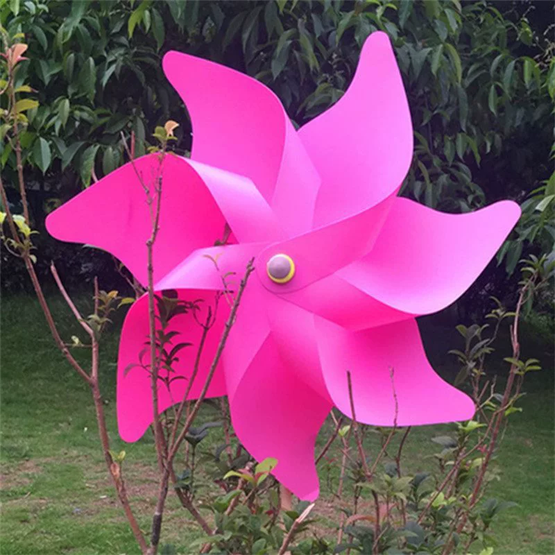 Colorful travel plastic windmill toy for camping