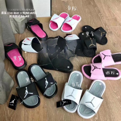 夏季纯原美式拖鞋飞人外穿魔术贴运动防滑网红潮流拖鞋男女代发批