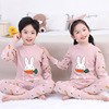 Demi-season children's set for boys, thin thermal underwear, trousers, keep warm pijama, wholesale