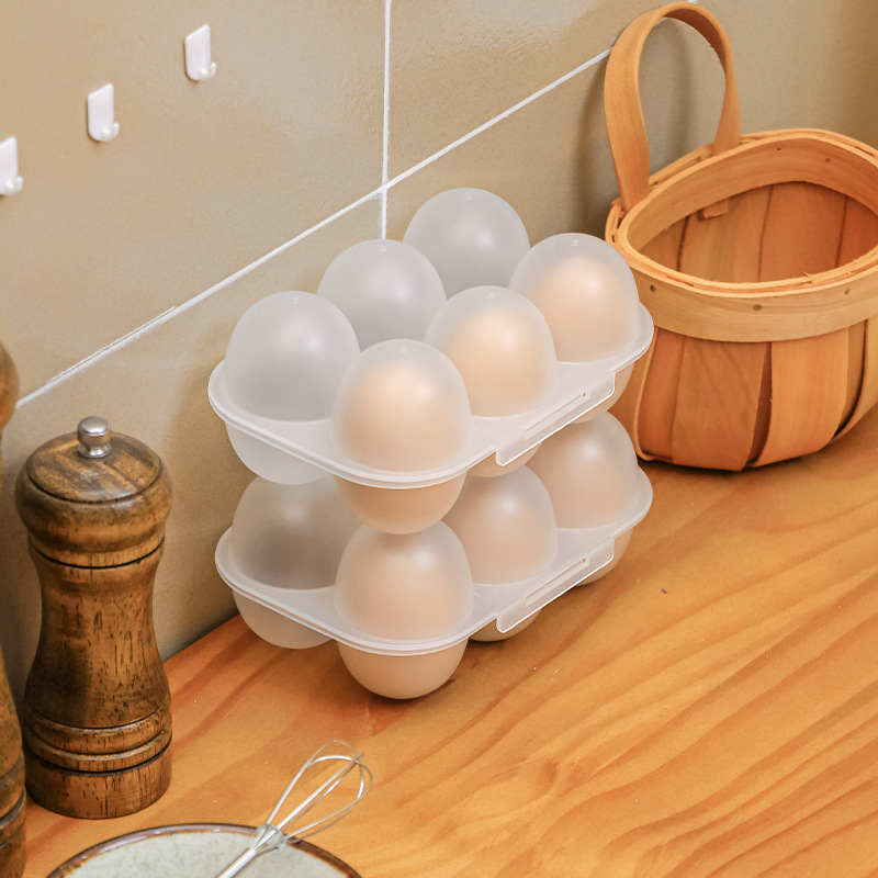 Dust-proof 6-grid egg box with lid refrigerator egg preservation storage box anti-collision egg storage box cross-border new Dust-proof 6-grid egg box with lid refrigerator egg preservation storage box anti-collision egg storage box cross-border new