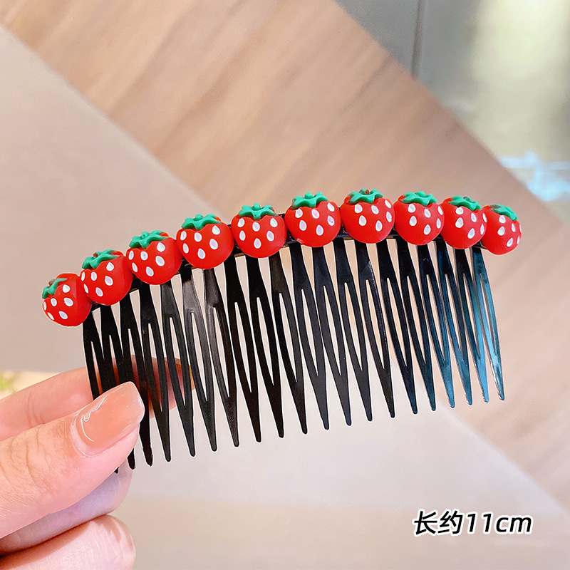 Peine de cabello roto para niños peine de inserción inversa horquilla de pelo roto artefacto versión extendida flequillo de horquilla de niña accesorios para el cabello de acabado flequillo peine