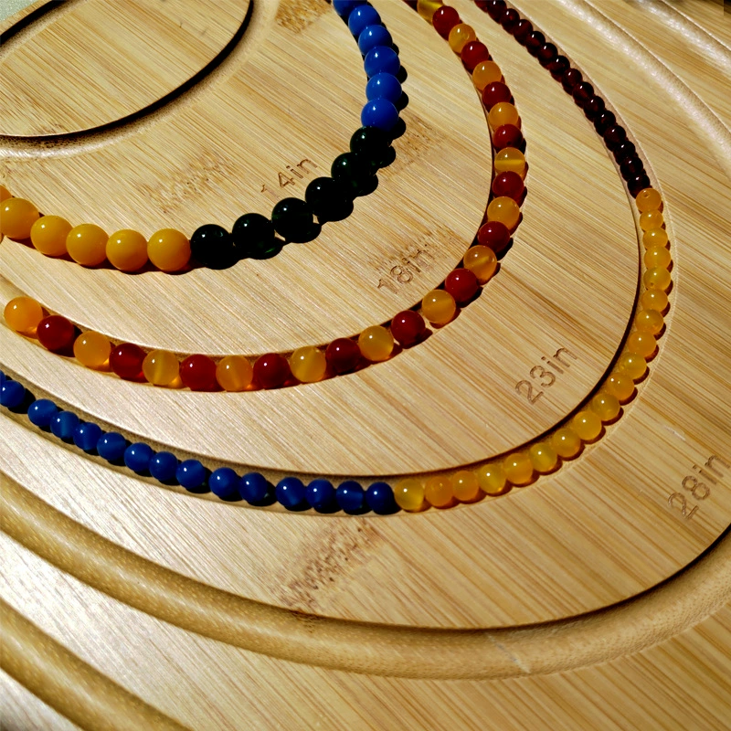 Ожерелье из цельного дерева, весы для браслета, дизайнерская пластина «сделай сам», Wenwan, подставка для ювелирных изделий, поднос для ювелирных изделий, ручная весы