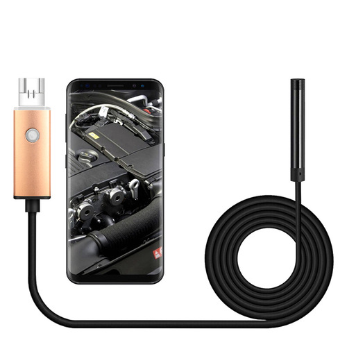 5.5mm Foreign Trade HD Mobile Phone Camera Dual-Use Computer Industrial Endoscope 1-10m Endoscope 