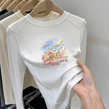 女童秋冬德绒打底衫韩版女孩修身长袖T恤中大童保暖磨毛内搭上衣