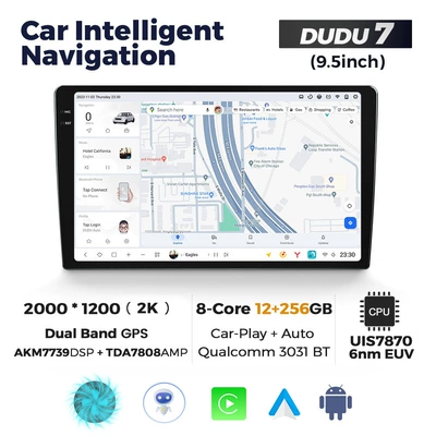 MEKEDE Dudu Liangshan Overseas, DVD Navigation - 95-dudu7-12-256-eight-nuclear-netcom