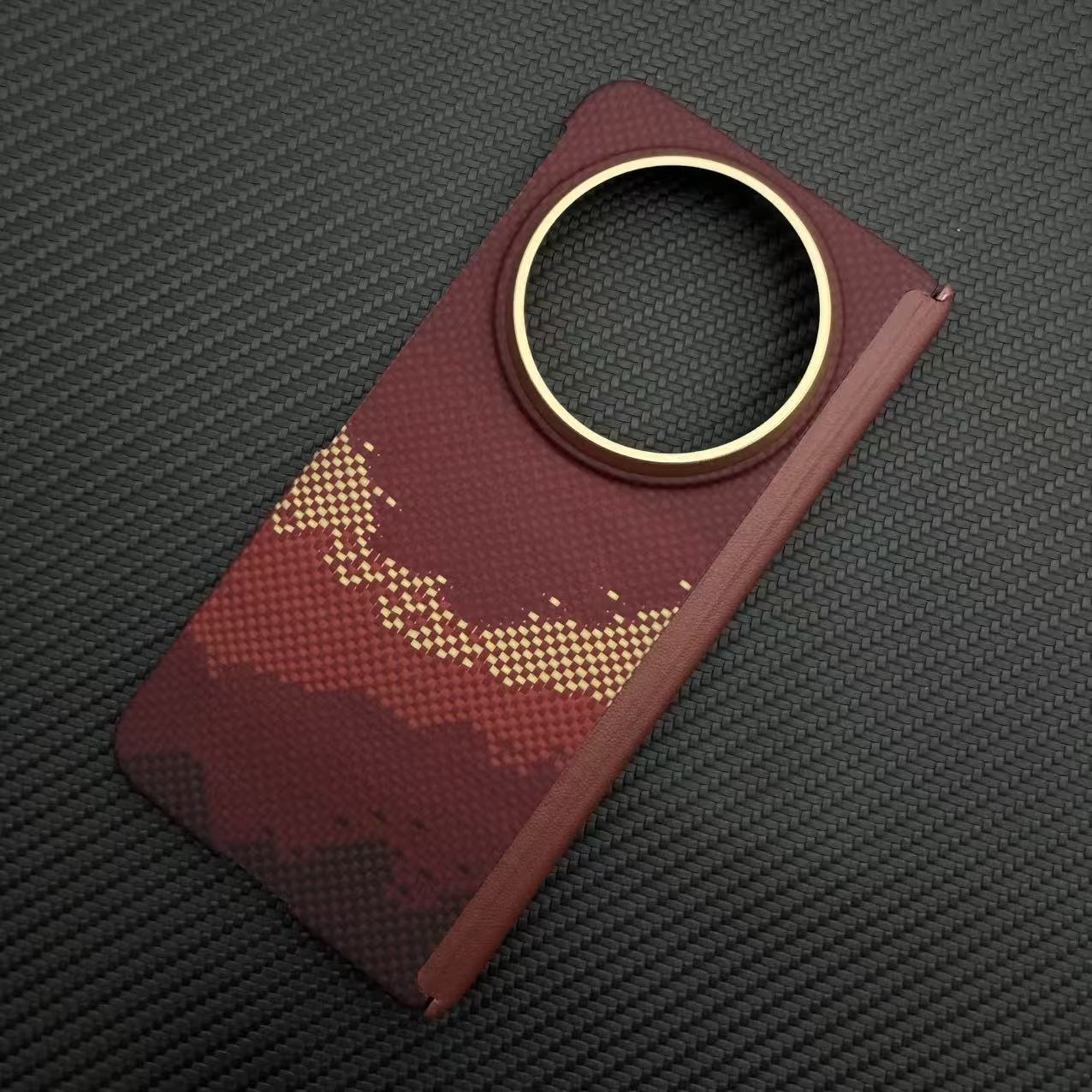 适用VIVOxfold6手机壳全包凯夫拉超薄芳纶纤维保护套防摔