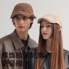 四季款帽子单色光板帽男女士出游可调节鸭舌帽复古纯色百搭前进帽