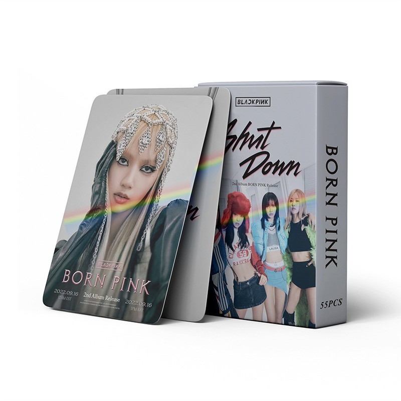 Cadena total, una gran cantidad de stock, 55 hojas de tinta BT SK IVE ATEEZ KPOP, estrellas coreanas alrededor de LOMO