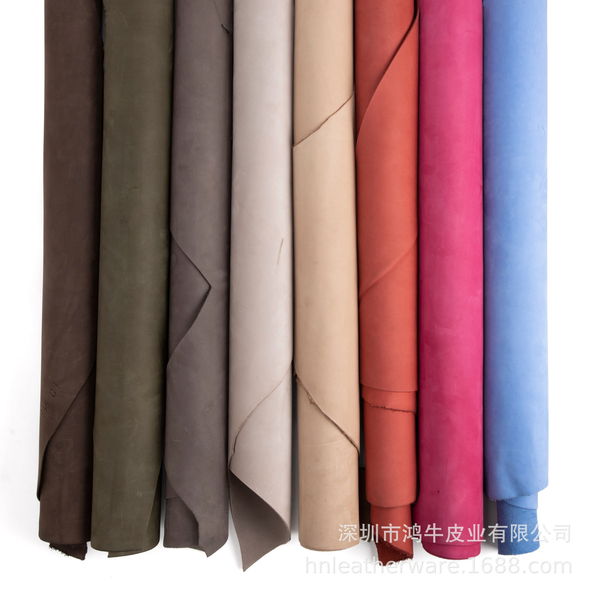 复古绒面服装真皮革 箱包鞋履头层黄牛皮 整开张磨砂蜡感沙发牛皮