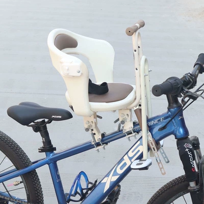 Mountain bike front child seat, road bike and mountain bike compatible, adjustable front and rear baby seat (Child seat shed) - c18-without-guardrails-default-item