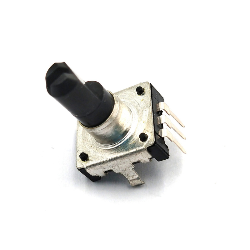 EC12 音响编码器 360°旋转编码器 三脚 手柄长15MM E12