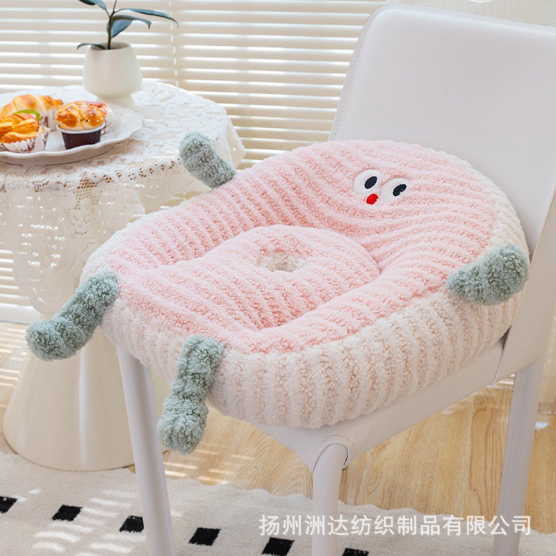 Cojín de Futón Rayado de Terciopelo y Algodón PP para Sala de Estar y Dormitorio image 6