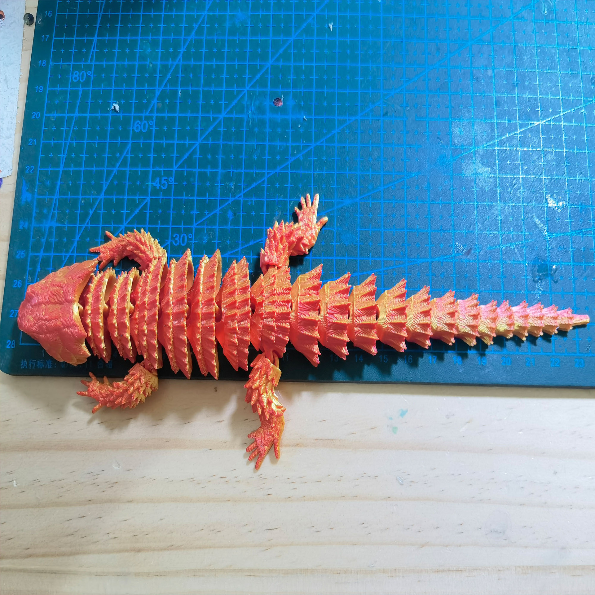 3D Printed Lizard Joint Integrated Movable Simulated Eye Ornament Model Creative Children's Toys Wholesale Cross-Border