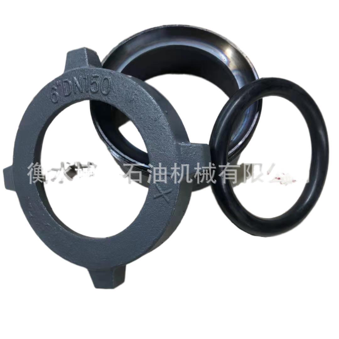 厂家现货伸缩式钢由壬4-14寸固控设备泥浆罐用焊接钢油任锤击由壬