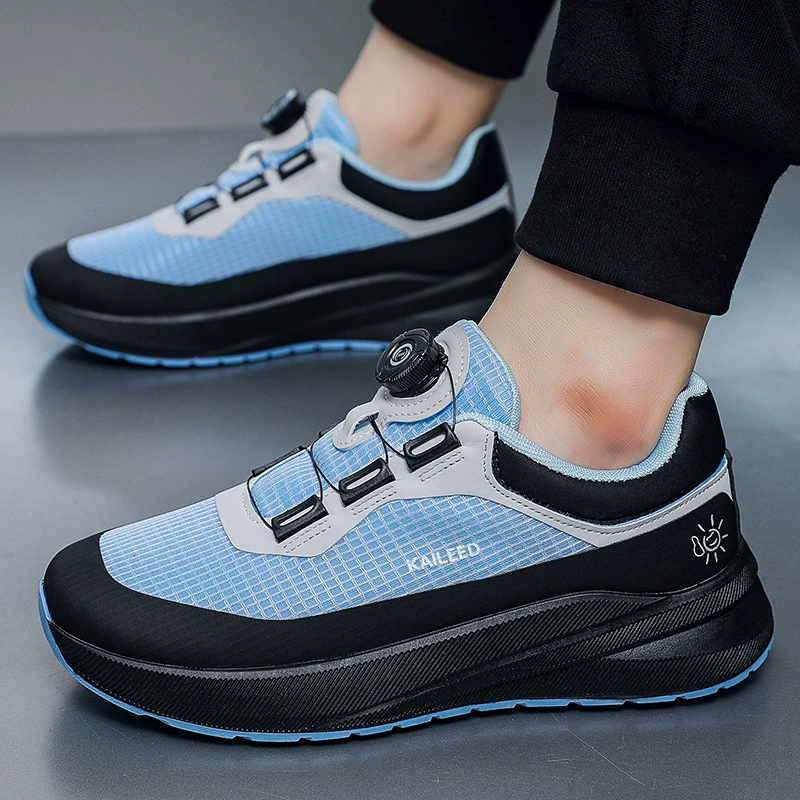 Summer breathable trend shoes, universal sports casual footwear for leisure, sneakers platform, Korean style, for running