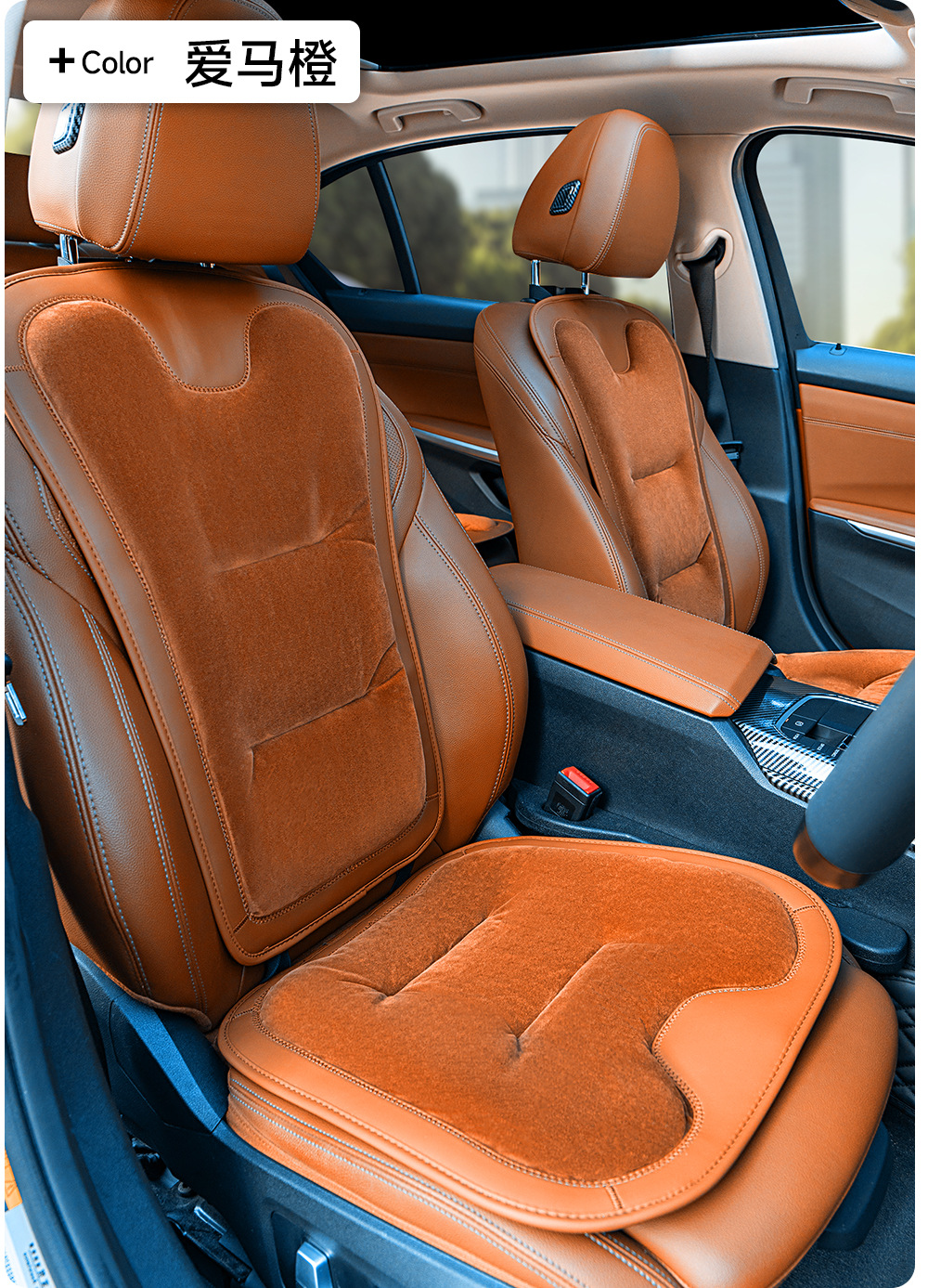 Source factory car seat cushion flannel winter universal car seat cover anti-freeze anti-slip plush seat cushion wholesale