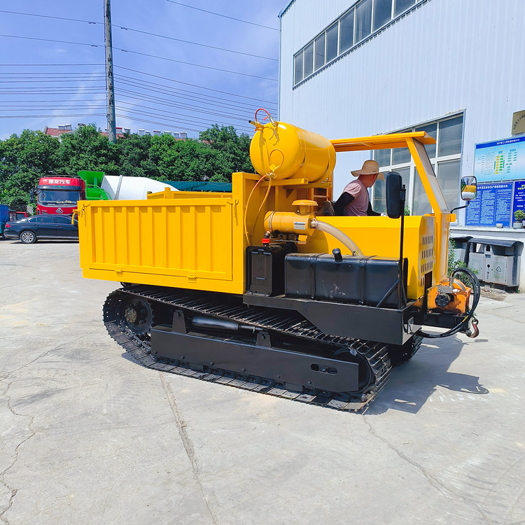 应对各种路况履带运输车 8吨钢制链轨矿用爬山虎 负重爬坡不溜车