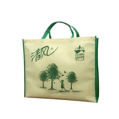 定做覆膜无纺布袋子 手提广告礼品购物袋 可折叠无纺布手提袋定制