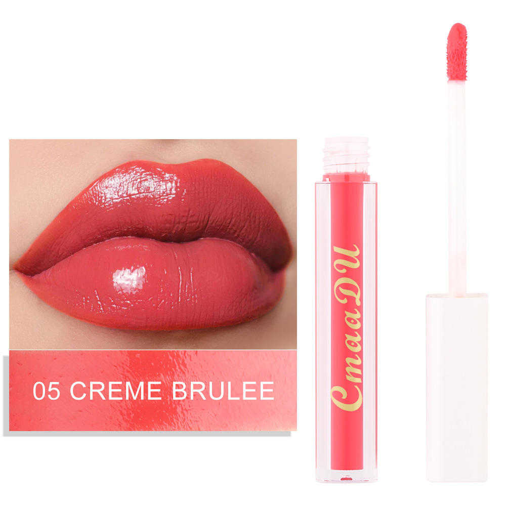Check it out! Link Disclaimer - Exclusive for Foreign trade :CmaaDu 8-color Lipstick Olive Cream Brightening Lip Gloss undefined