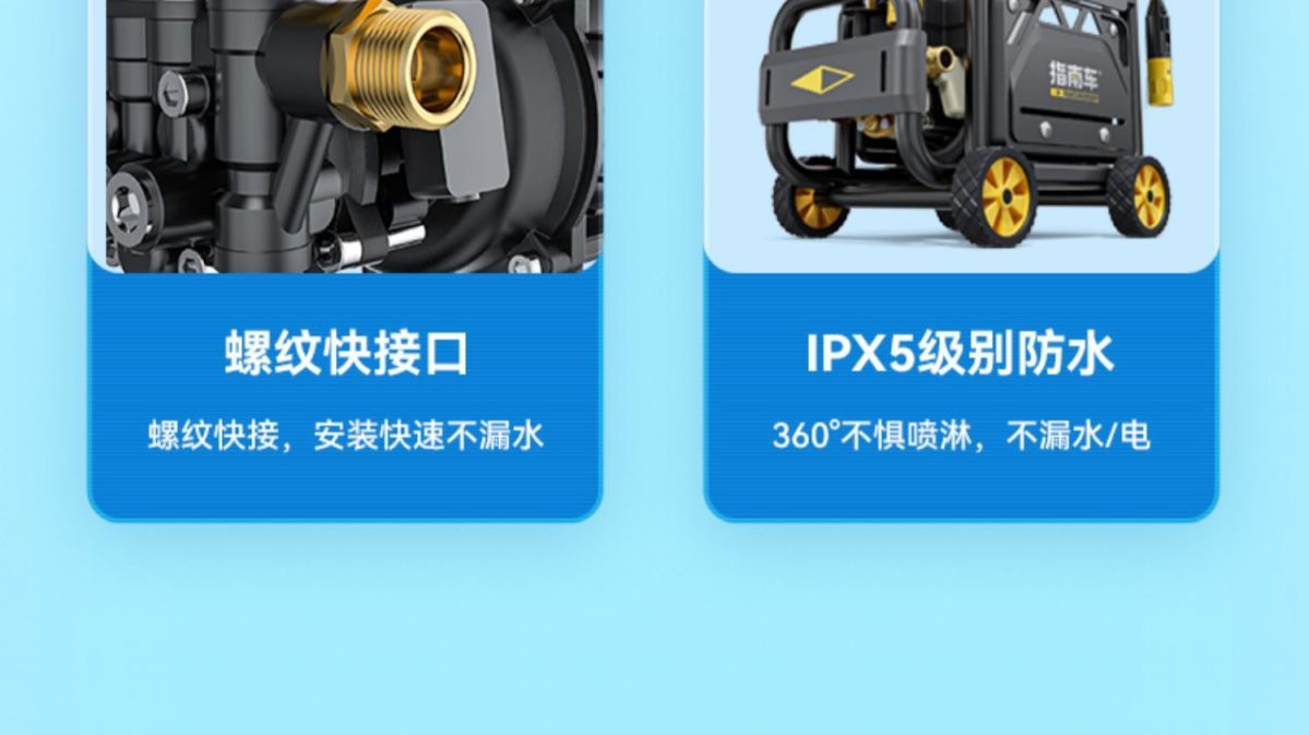 High-Pressure Car Washing Machine Tool, High-Pressure Water Pump for Home Use, 220V High-Power Car Washing Water Gun, Floor Cleaning Motor