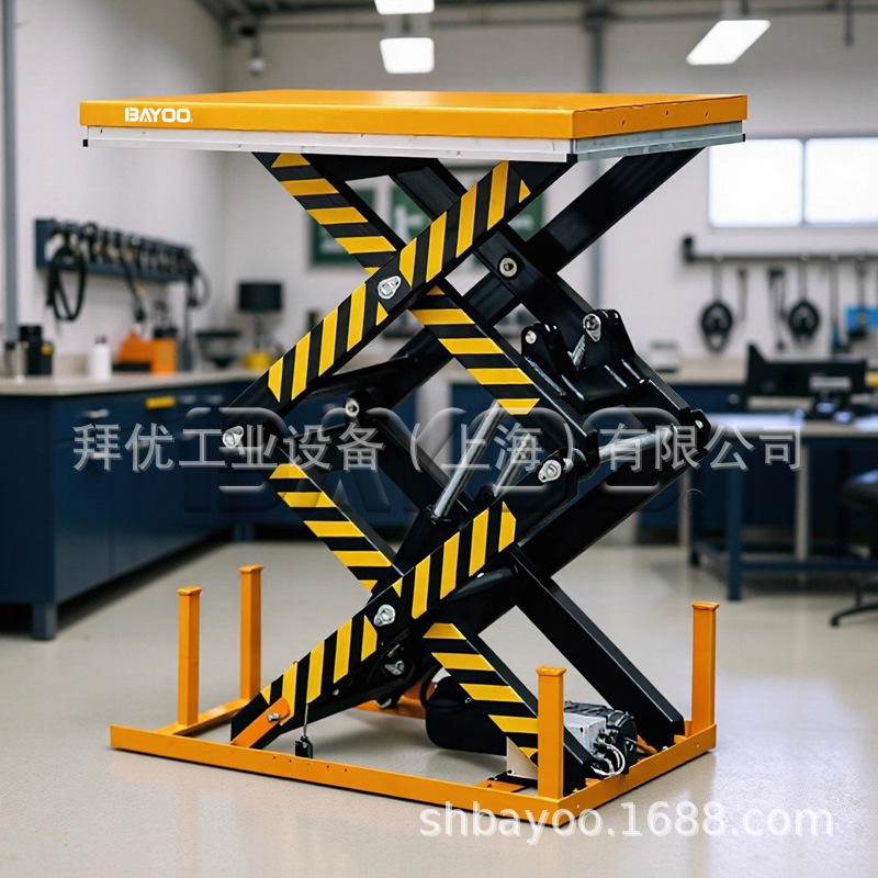 BAYOO/拜优 电动升降平台 剪式升降机 固定式升降平台 输送升降台